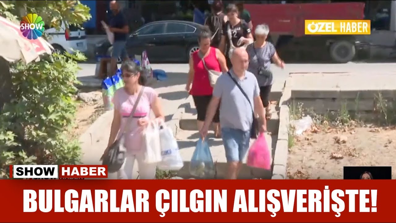 Bulgarlar çılgın alışverişte!