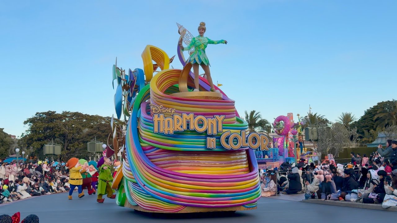 Tokyo Disneyland: Disney Harmony in Color FULL Parade - 4K POV 2026 