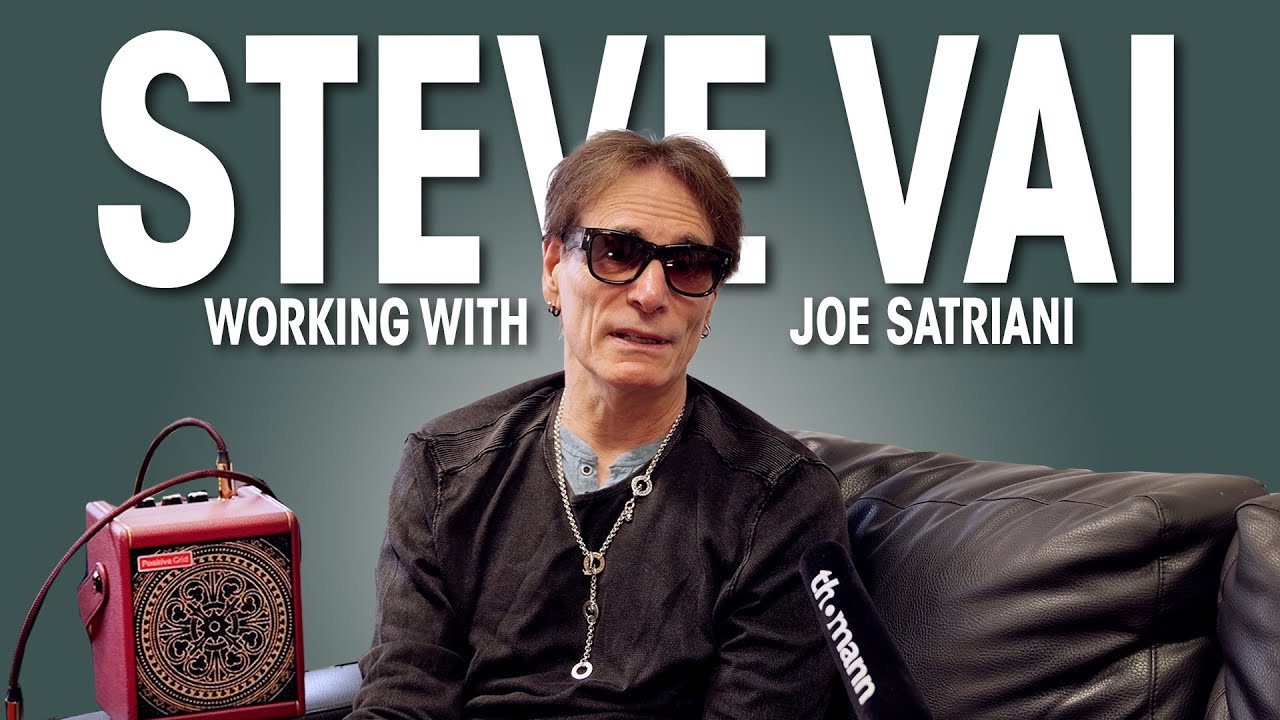 Steve Vai on Working With Joe Satriani | Backstage Interview