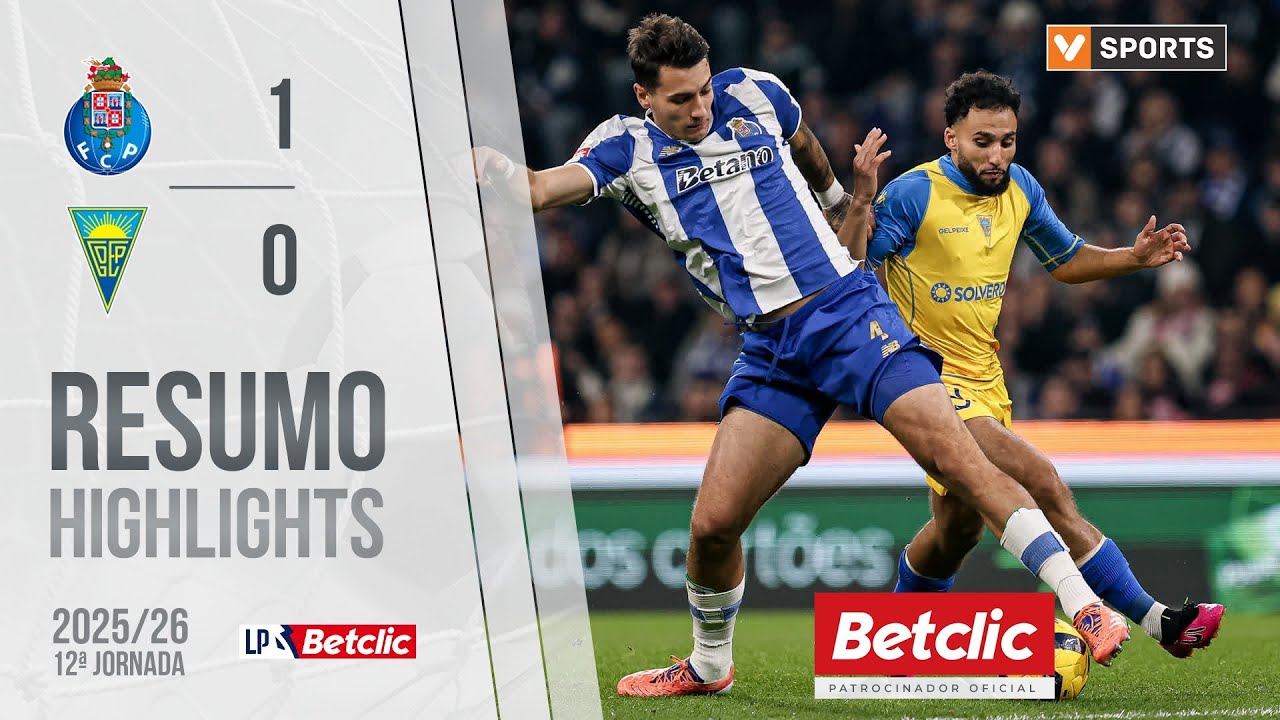 Resumo: FC Porto 1-0 Estoril (Liga 25/26 #12)