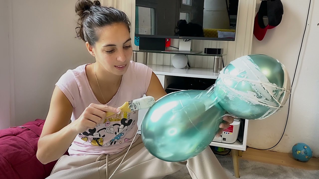 COMMENT FABRIQUER UN BONHOMME DE NEIGE ET BOULE LUMINEUSE avec de la laine tutorial facile CosBak
