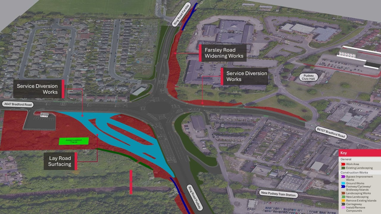 Dawsons Corner and Stanningley Bypass improvement scheme – animation video
