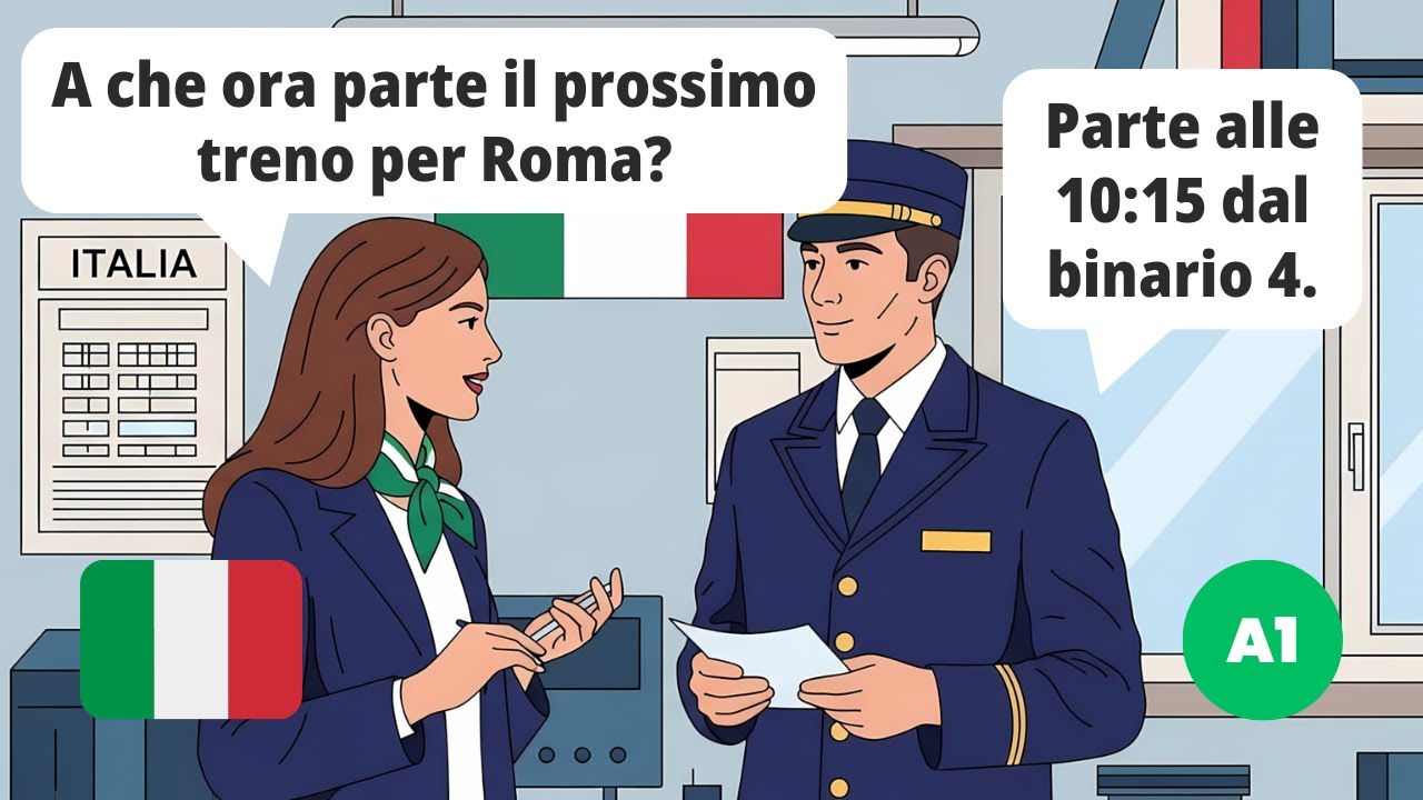 150 Questions & Answers at the Italian Train Station