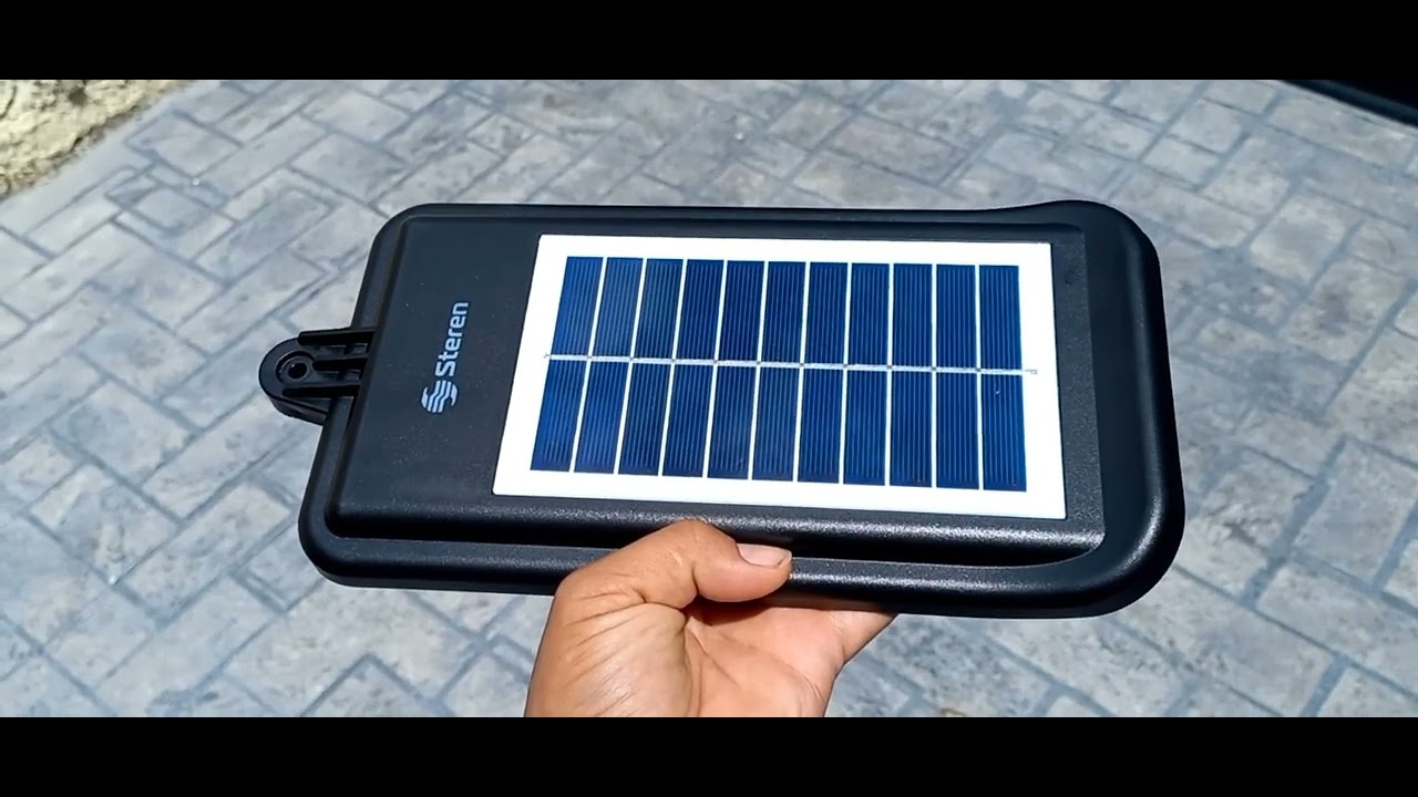 REVIEW: Lámpara Led Con Sensor De Movimiento, Panel Solar | Lam-081| Lámpara LED steren de exterior
