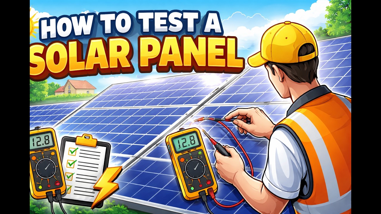 How to check broken solar panels or second hand one Free energy solar system