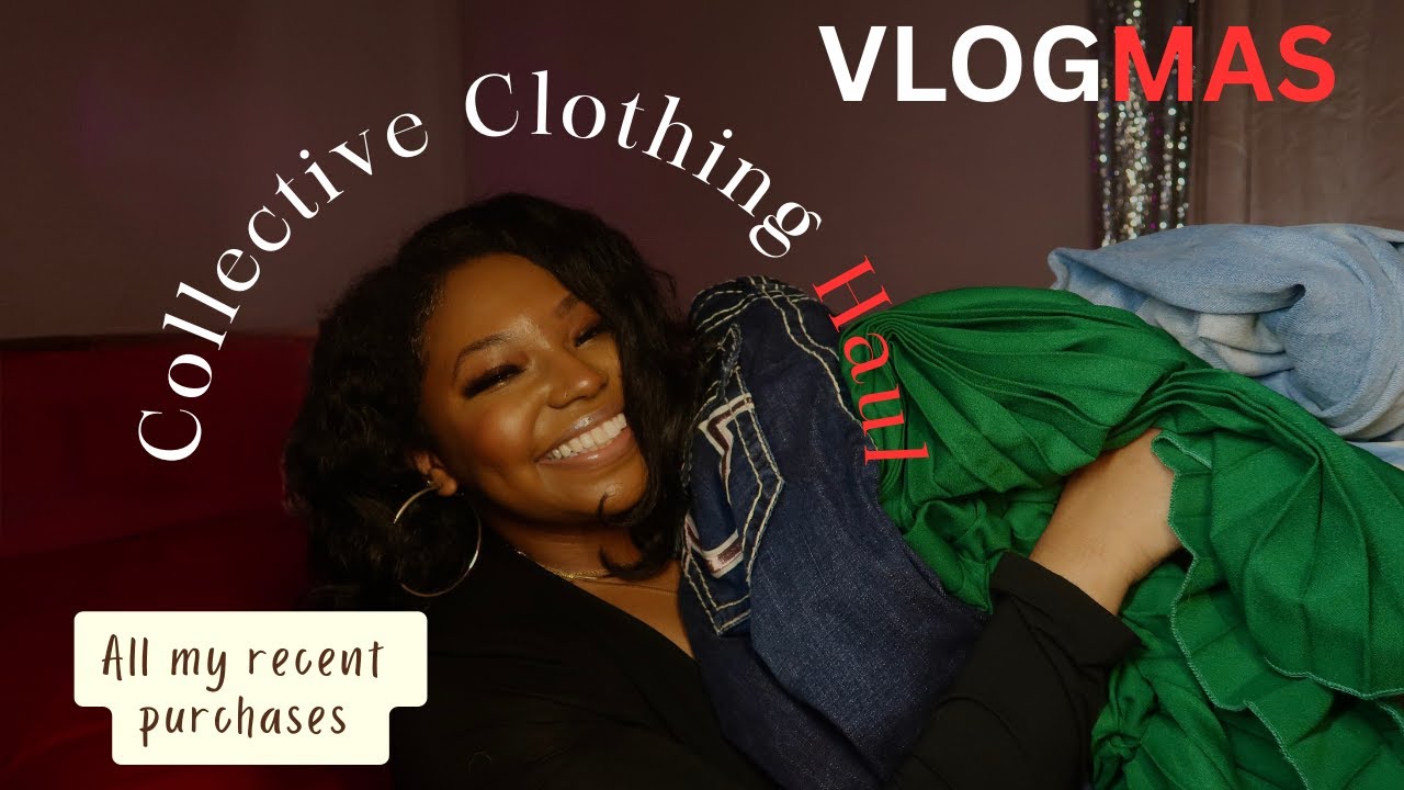 VLOGMAS DAY 3 | FALL & WINTER TRY-ON HAUL| HUGE COLLECTIVE CLOTHING HAUL
