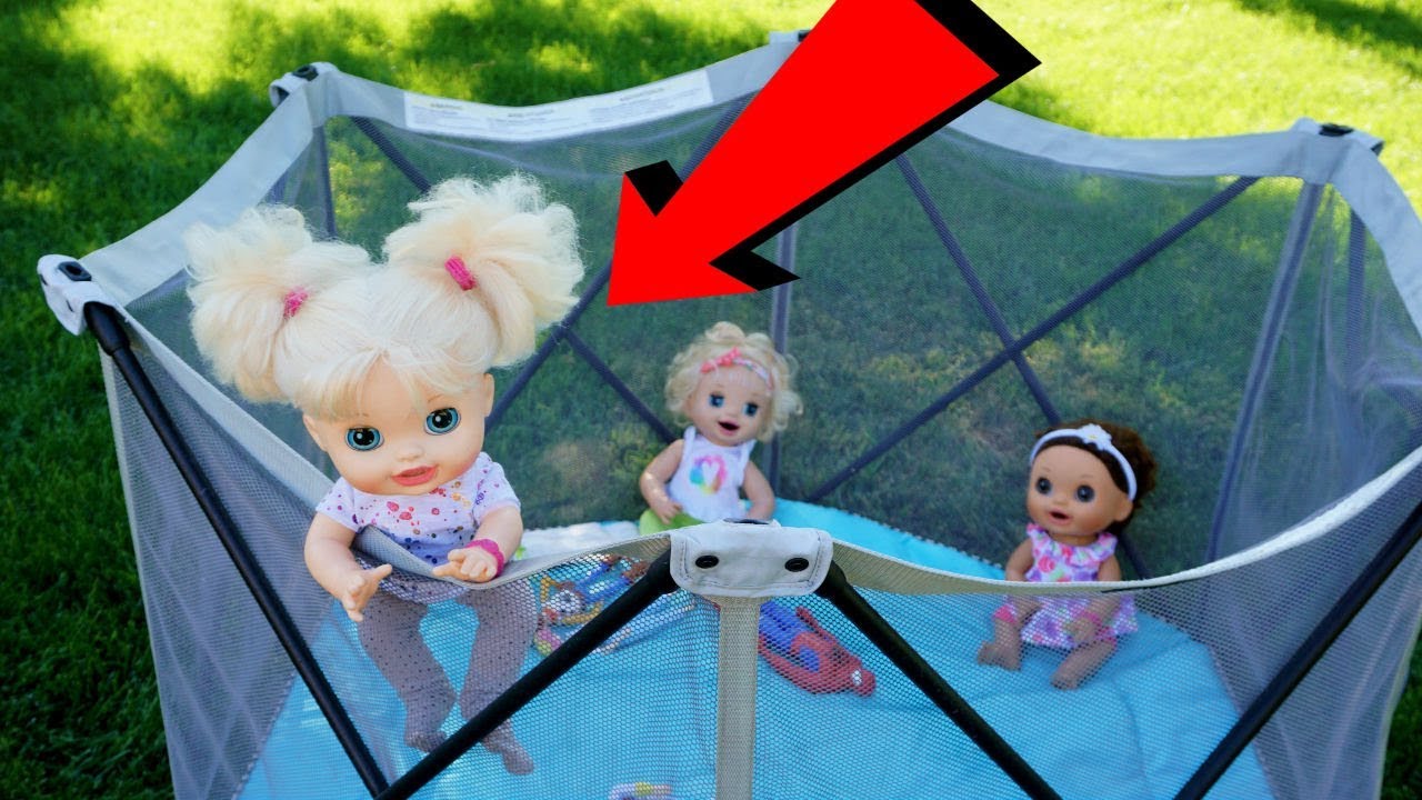 BABY ALIVE AUDREY Climbs Out Of Play Pin And Learns A BIG Lesson!