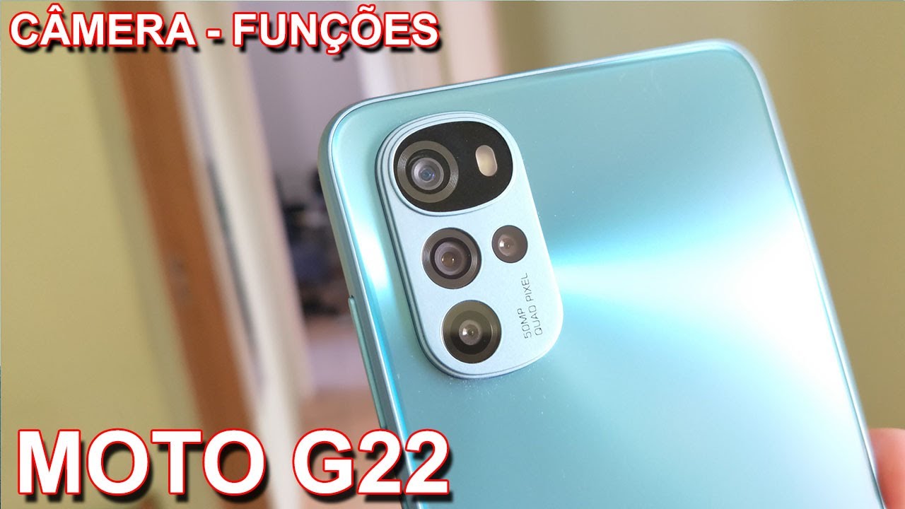 Motorola Moto G22 - câmera - funções