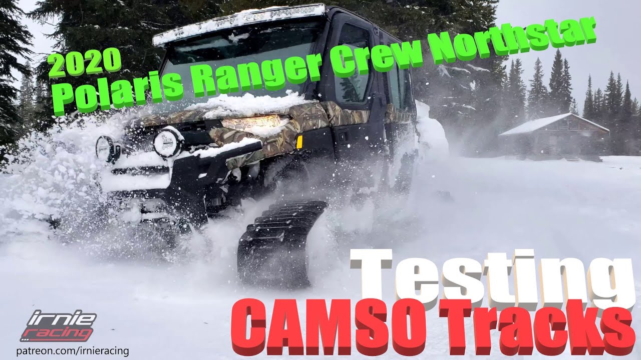 Команда Polaris Ranger и Northstar тестируют гусеницы CAMSO в Британской Колумбии, Канада