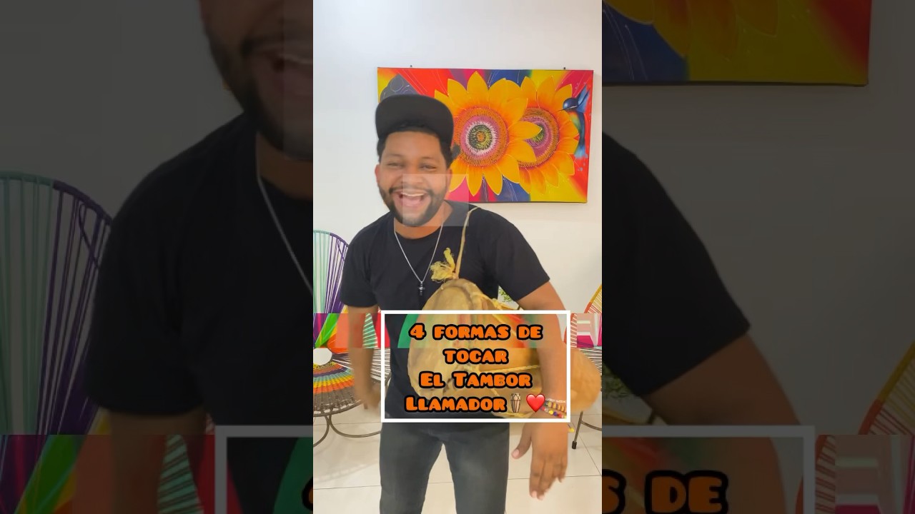 Tutorial - 4 Formas de tocar el Tambor Llamador en nuestra M&uacute;sica Colombiana 🪘❤️