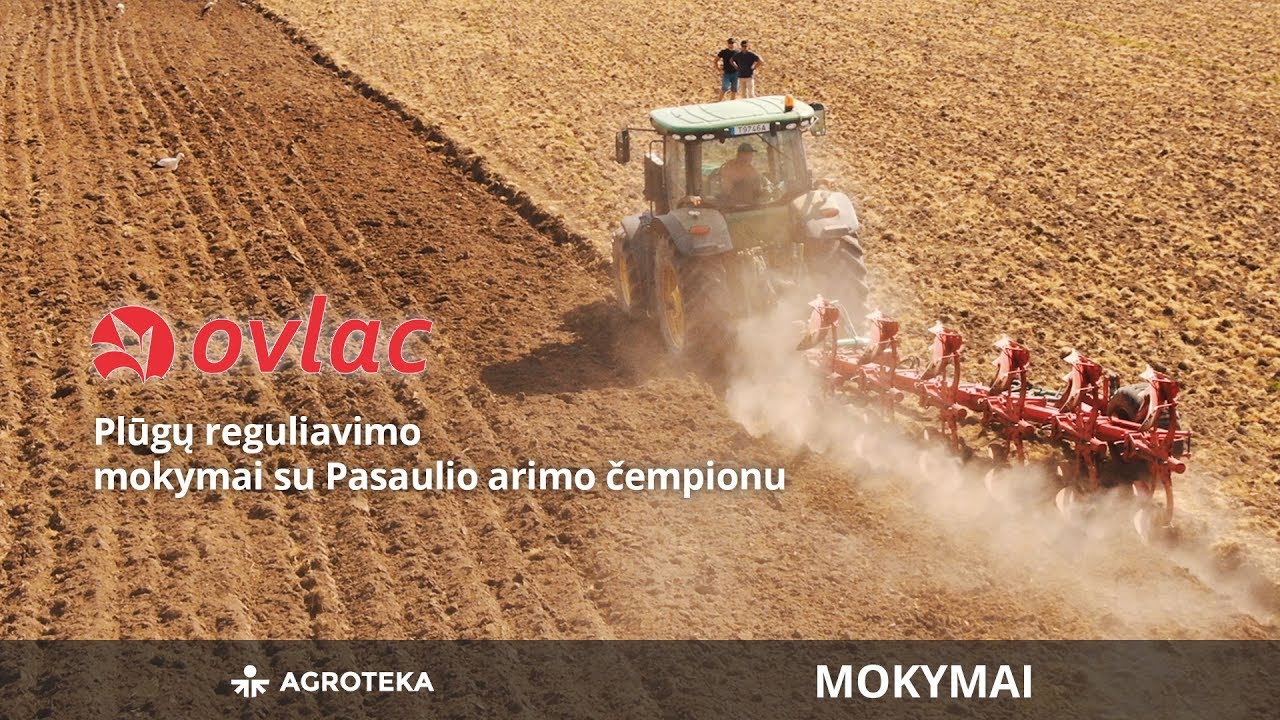 OVLAC plūgų reguliavimo mokymai su arimo čempionu Jens Iversen | Agroteka