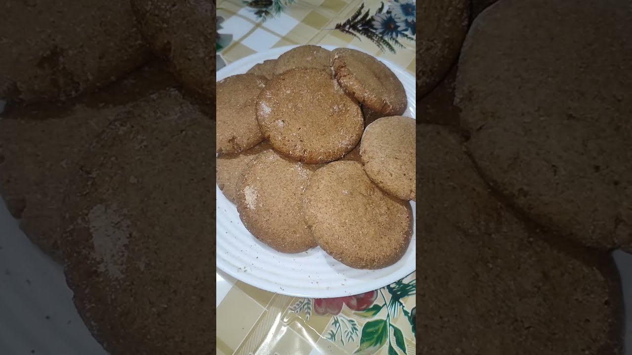 Ржано-пшеничное печенье из цельнозерновой муки на меду