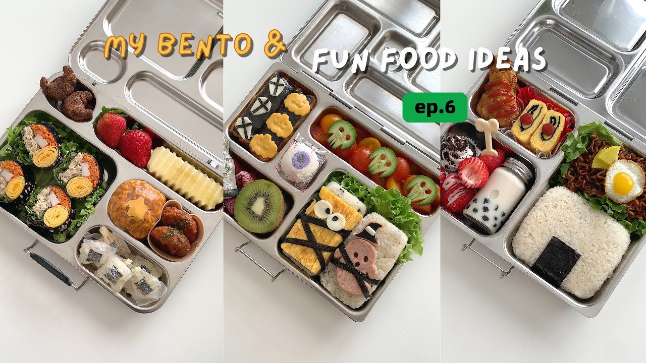AsmrCooking My Bentobox & Fun Food Ideas｜Cute & Creative Meal Collection (Ep. 6) 🍱 ✨ #asmrvideo