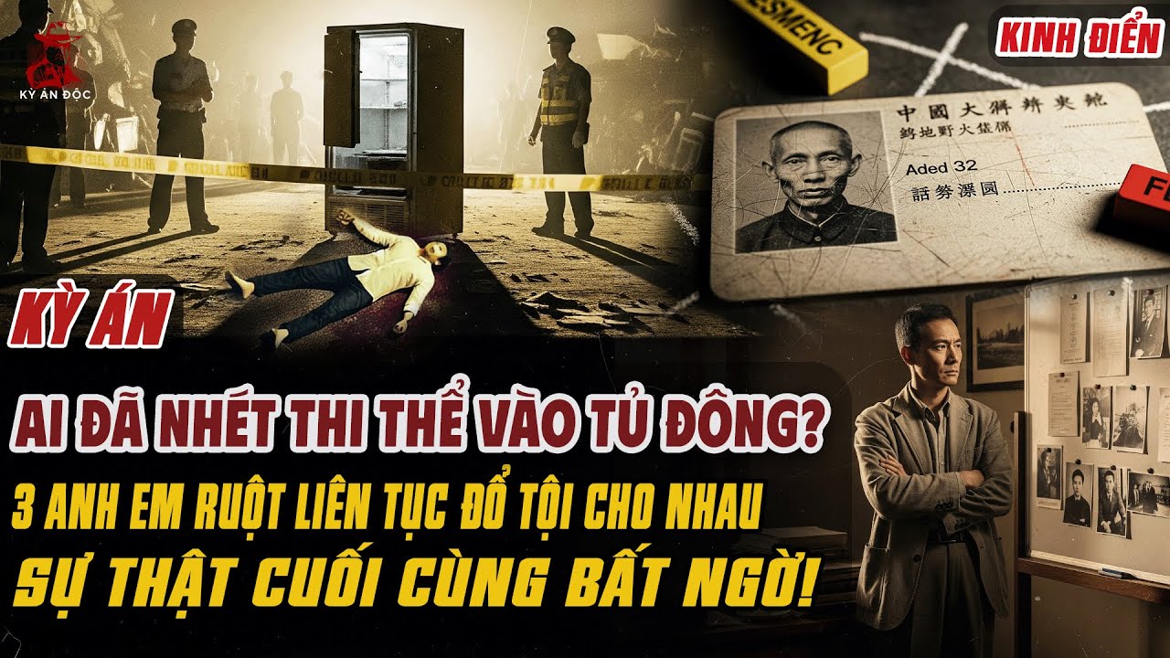 🚨Kỳ Án Trung Quốc Mới: AI ĐÃ NHÉT THI THỂ VÀO TỦ ĐÔNG? 3 Anh Em Ruột Liên Tục Đổ Tội Cho Nhau