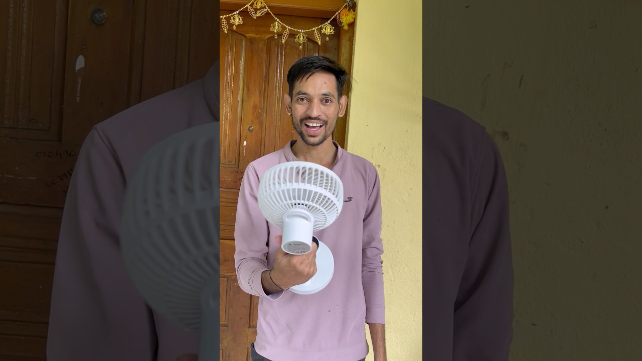 Normal Fan Vs Rechargeable Fan Unboxing & Testing