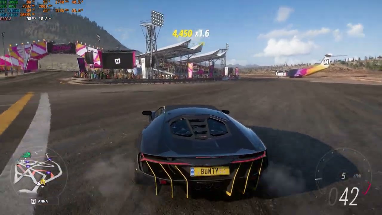 Forza Horizon 5 Extreme Graphics Rtx4060 Laptop | Lamborghini Centenario