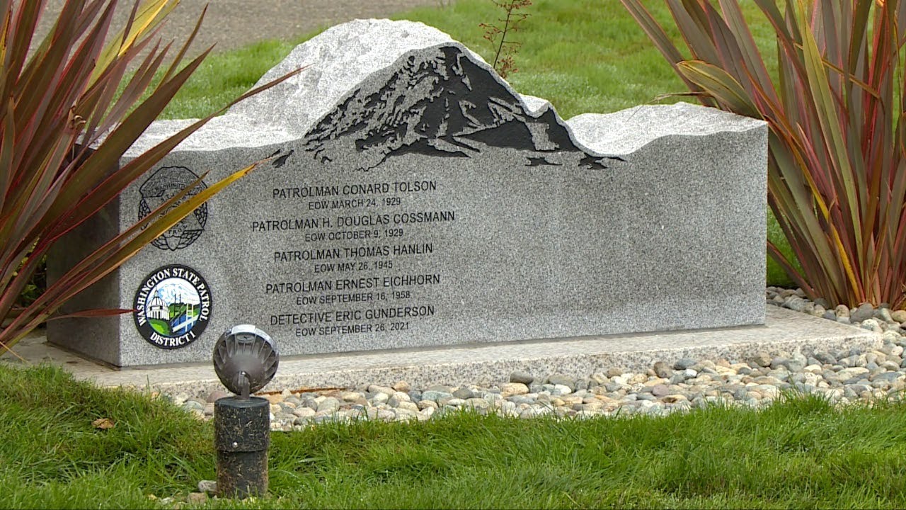 Washington State Patrol District 1 (Tacoma) Fallen Officer Memorial Unveiling, October 3 2025