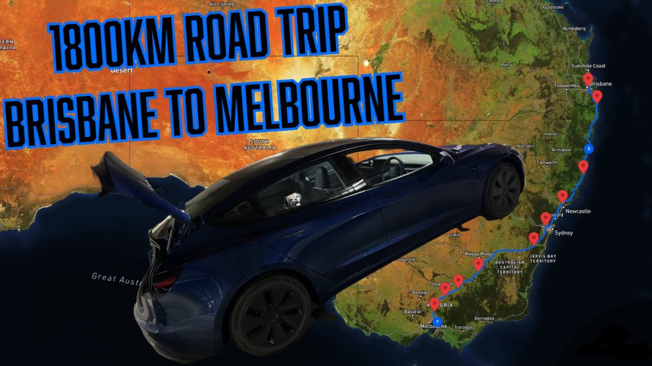 Driving my 2024 Tesla Model 3 Brisbane to Melbourne