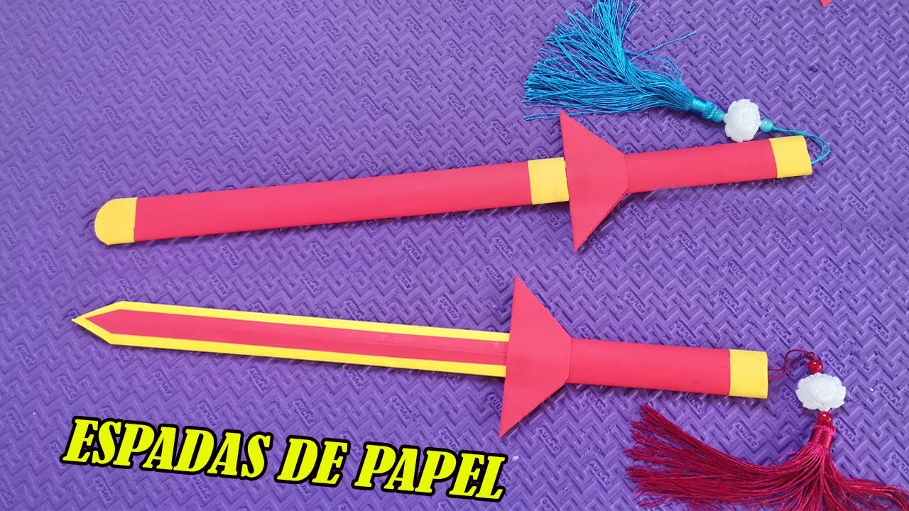 Como hacer una espada de papel | Origami espadas de papel