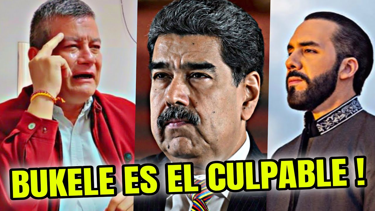 EL CHINO FLORES SEÑALÓ AL PRESIDENTE BUKELE COMO EL RESPONSABLE  DE LA CAPTURA DE NICOLÁS MADURO 
