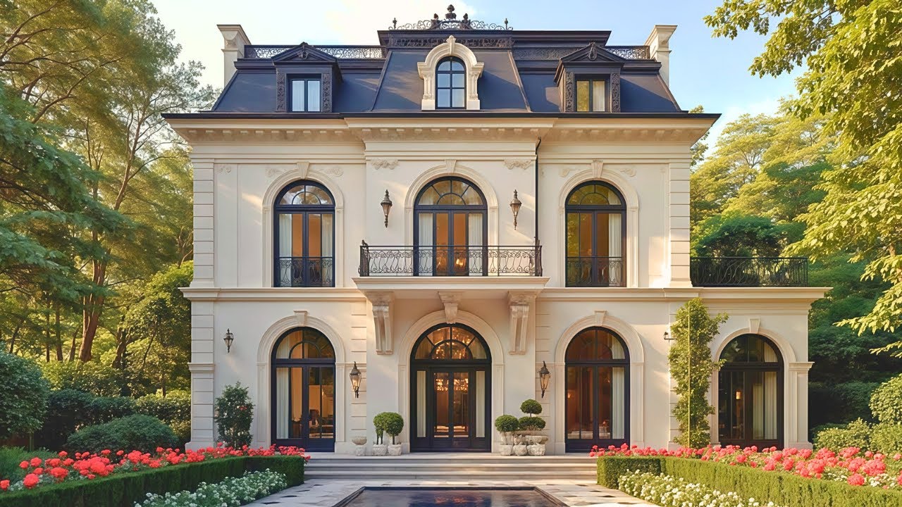The Ultimate French Estate: A Tour of a Majestic Mansion with Stunning Details
