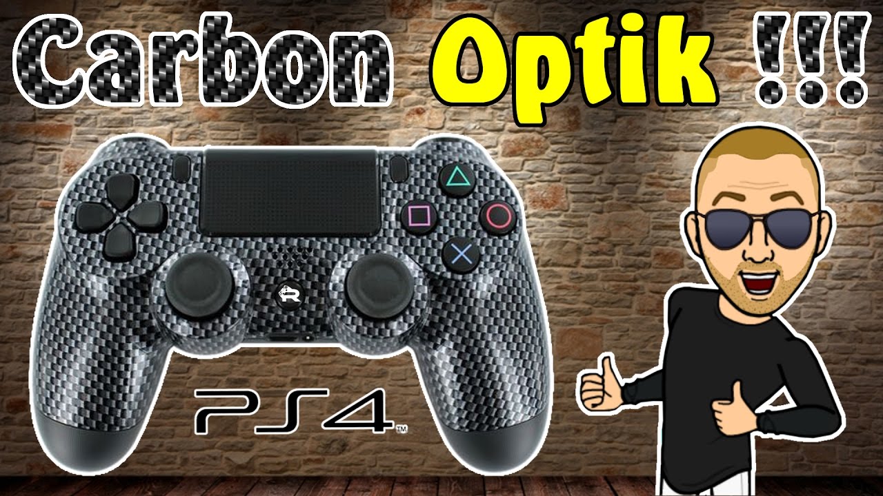 PS4 CONTROLLER GEHÄUSE TAUSCHEN | CARBON OPTIK | RATUN MACHT ES VOR !!!