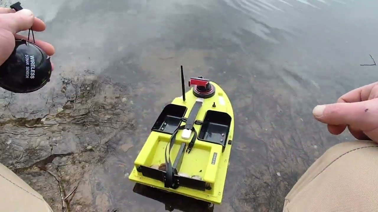 Тест на воді Корабель + сонар