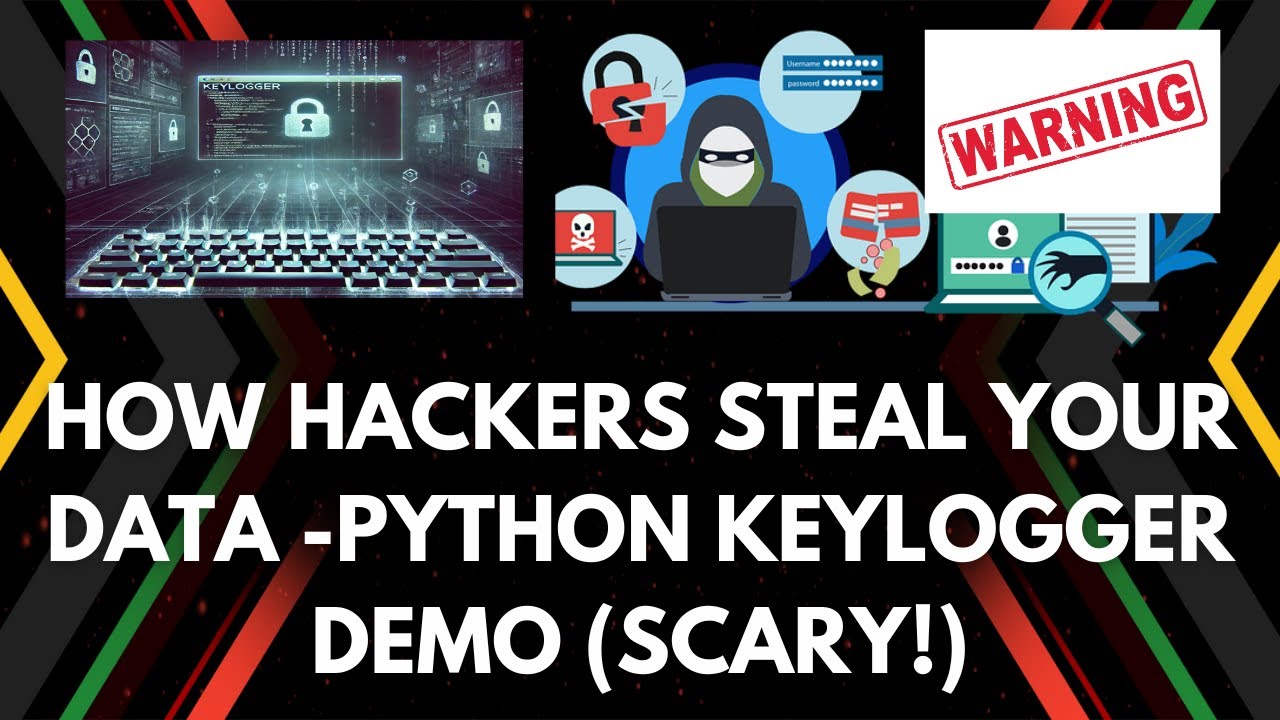 How Hackers Steal Your Data &ndash; Python Keylogger Demo (Scary!) | Ethical Hacking Tutorial #hacker
