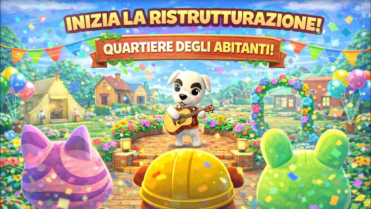 🌟🏡 INIZIA IL QUARTIERE DEGLI ABITANTI! ARRIVA LA PIAZZA DI FIORILIOOO! 🐶🎸✨