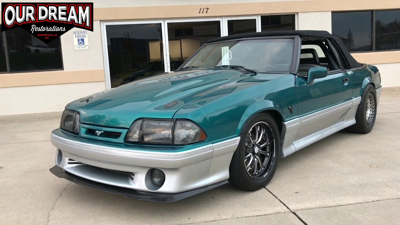 Coyote Swapped and Procharged 93' Mustang GT
