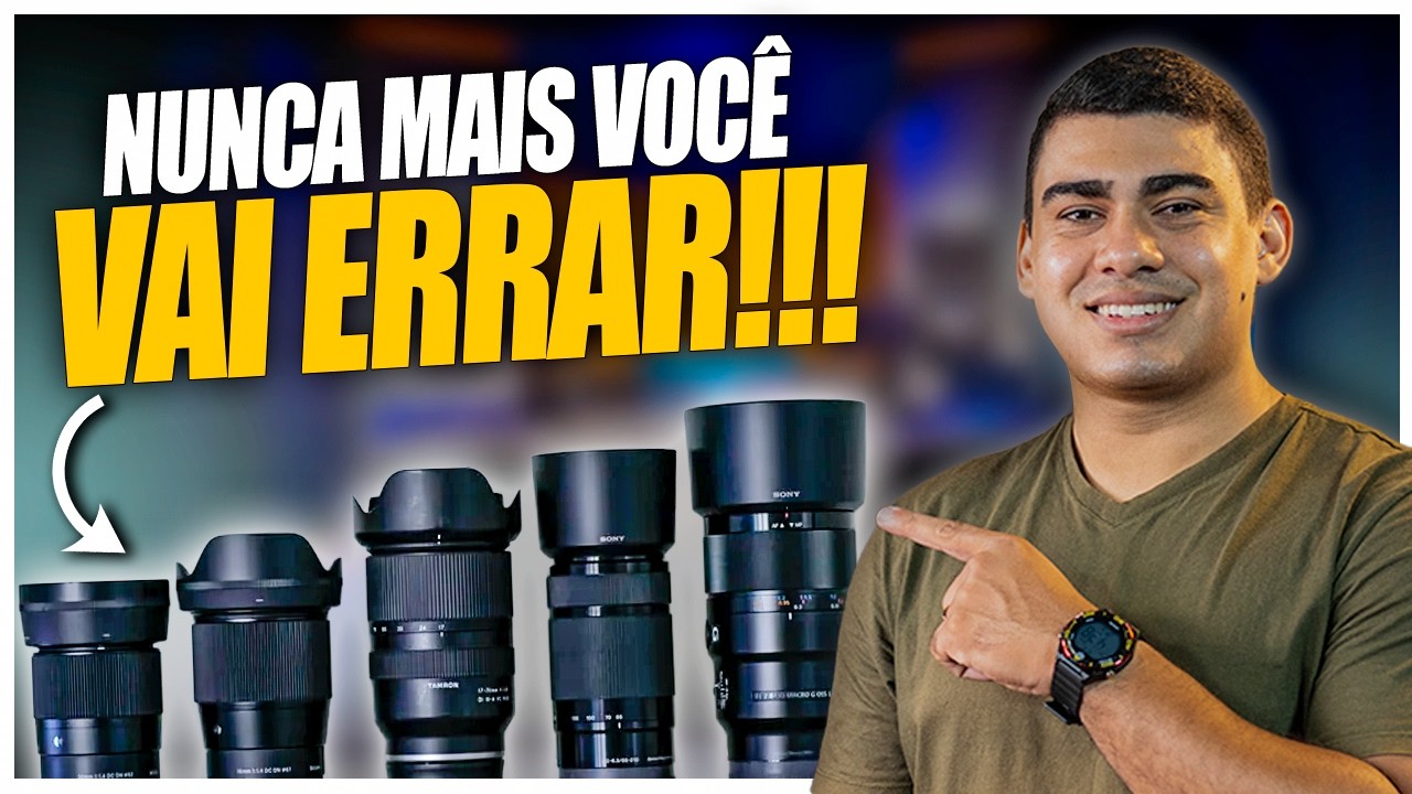 Como Escolher a Lente Certa Pra Sua Produção (Sem Errar)
