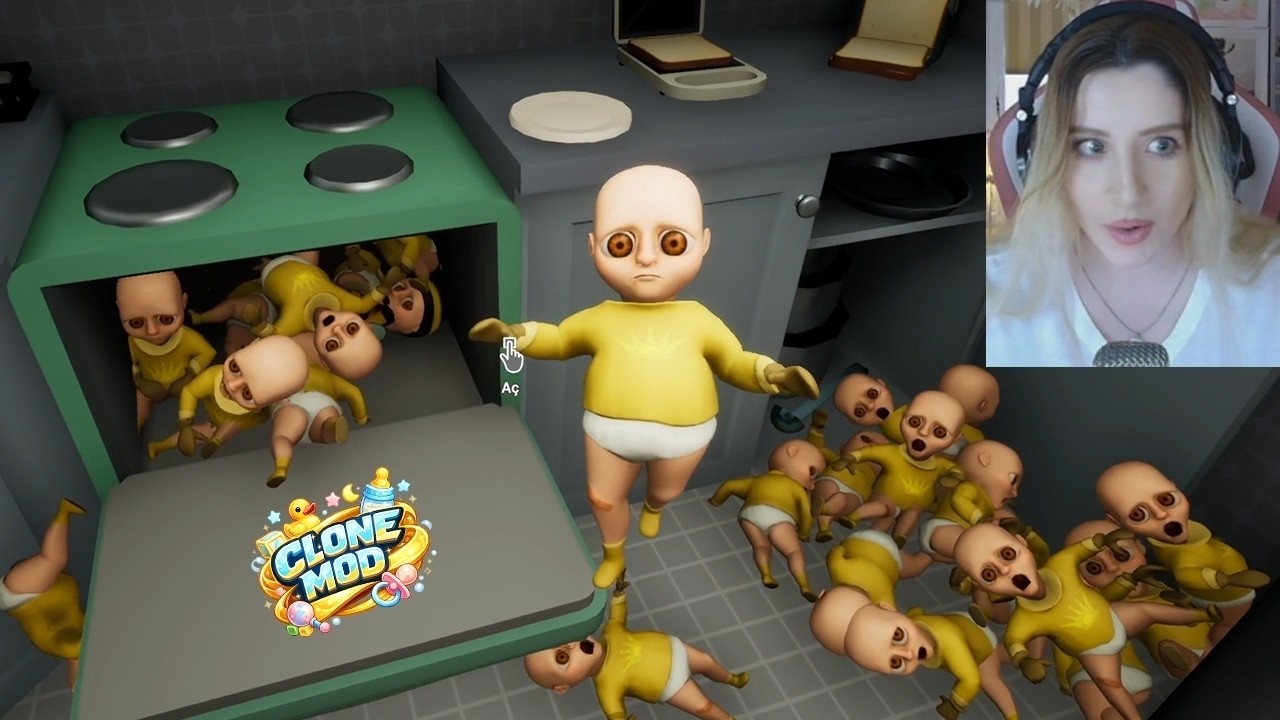 200 CLONE BEBEK SALDIRDI! 😱 | The Baby in Yellow Clone Mod FULL Türkçe