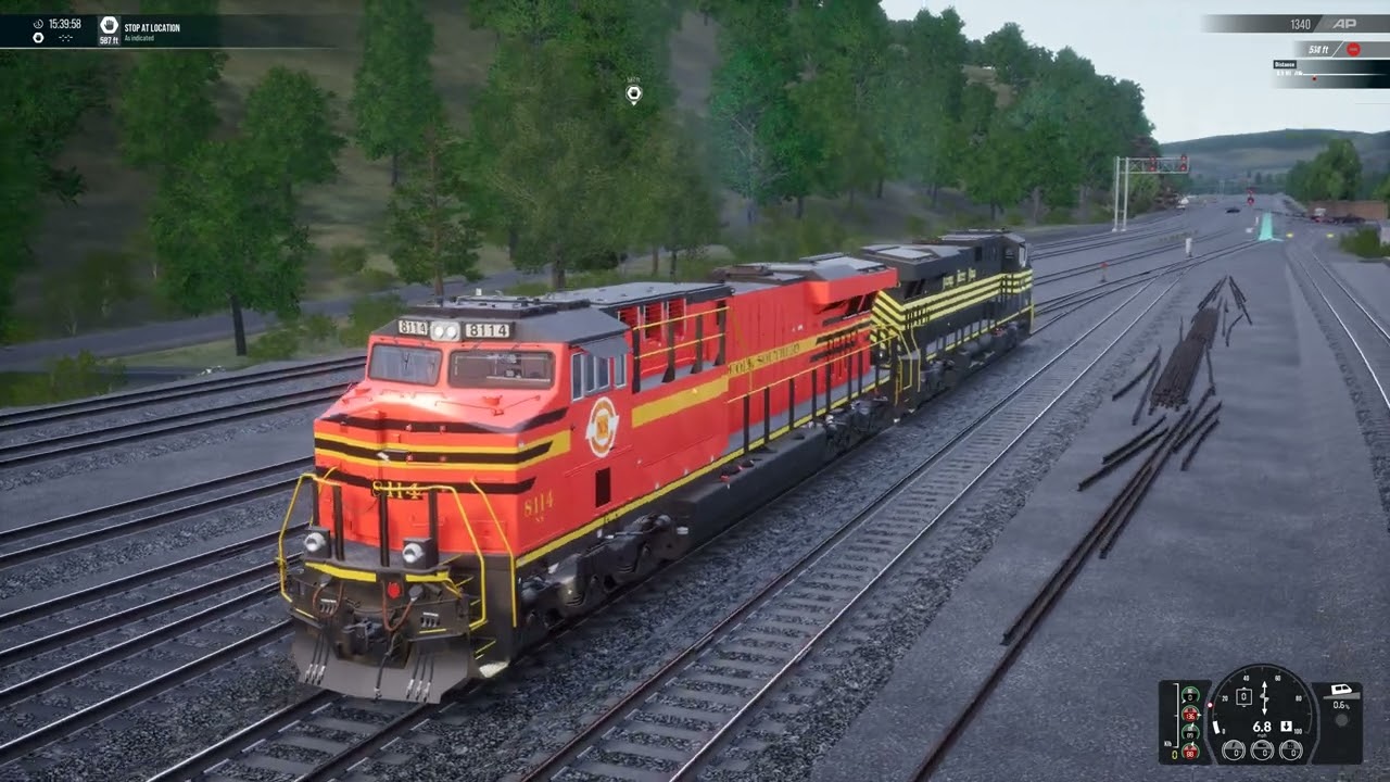 Train Sim World 6 - GE ES44AC - Gathering Gondolas - 4K UHD