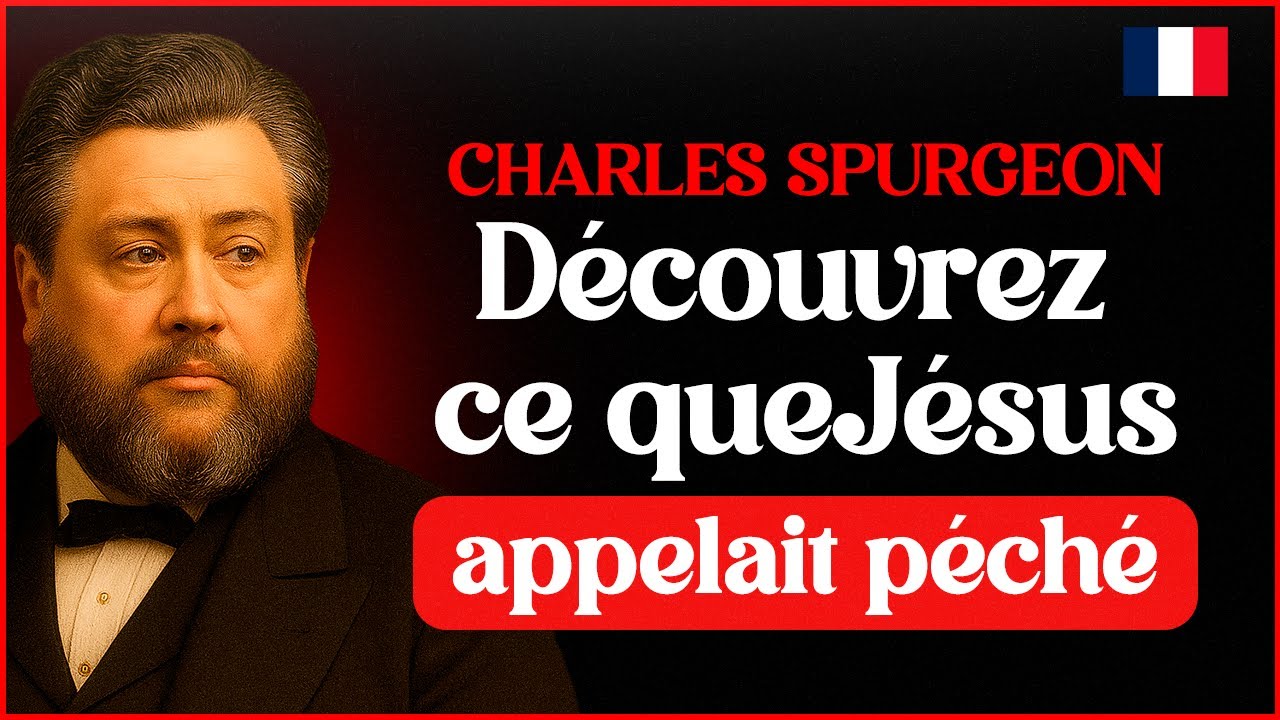 Jésus Appelait Péché Ce Que l'Église Appelle une Faute - CHARLES SPURGEON