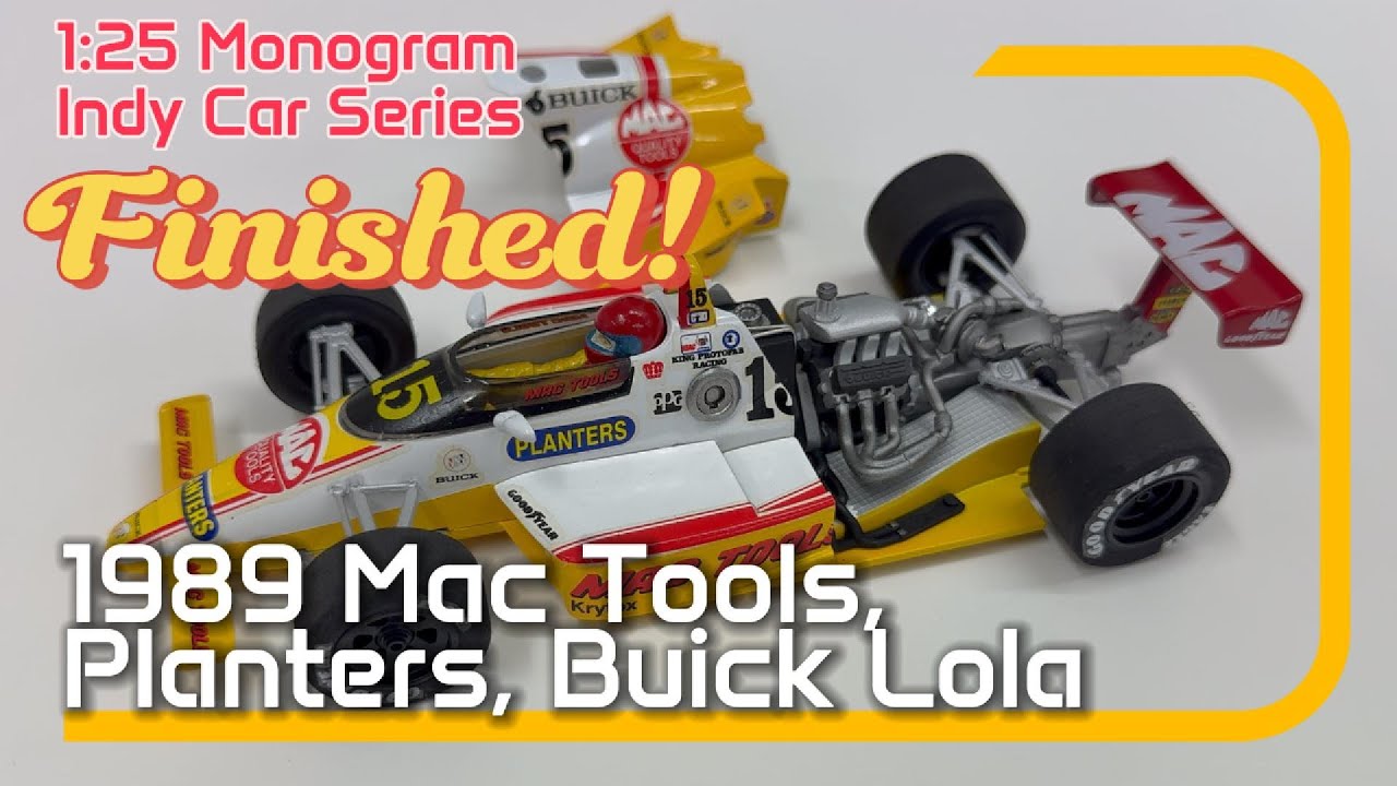1:25 Monogram Indy Car Series Finished!