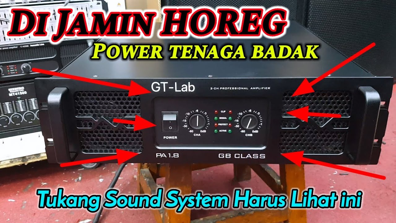 MANTAP Bro || Cek Power Build UP Berkualitas - GT LAB PA 1.8