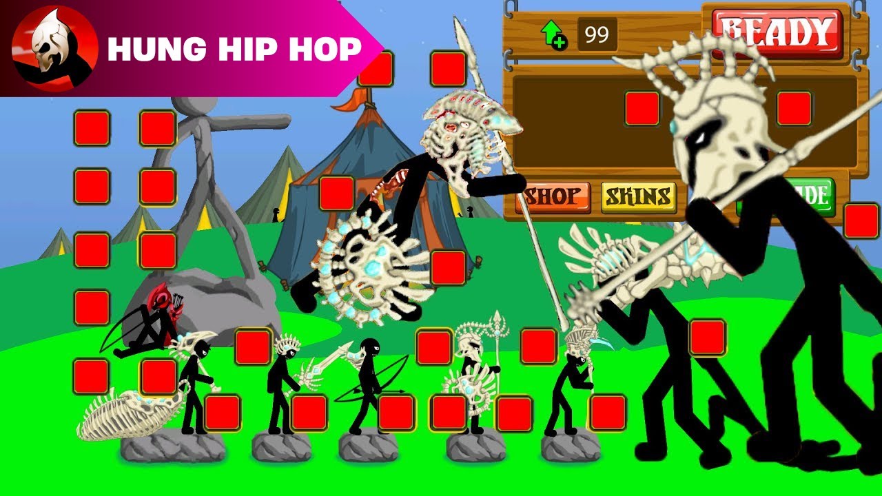 UPGRADE ULTIMATE ARMY UNDEAD MAX POWER - STICK WAR LEGACY - HUNG HIP HOP