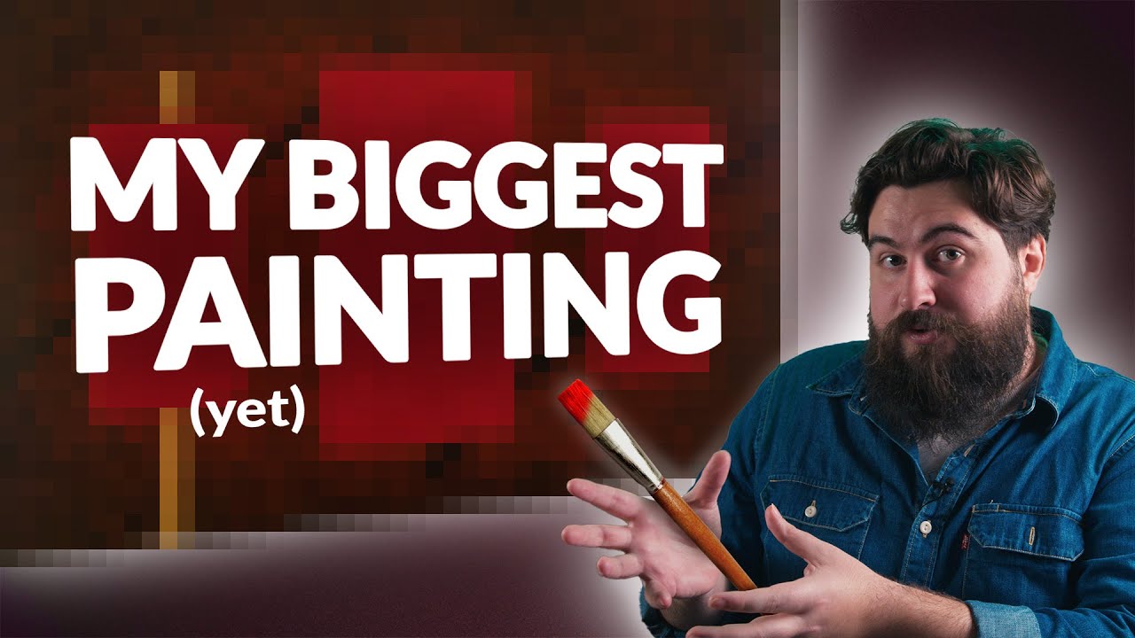 I discover the secrets of abstract art (while making a huge painting)