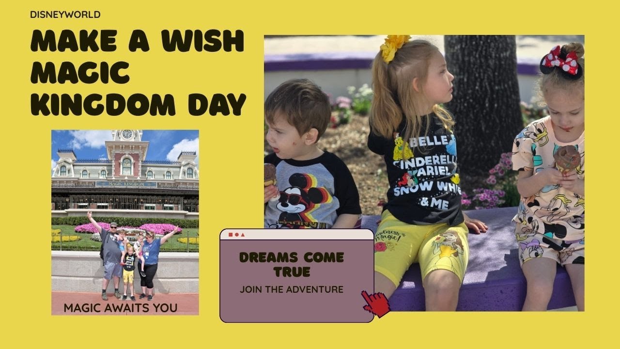 Make-A-Wish Magic Kindgom Disneyworld~ Berkley's Magical Adventure