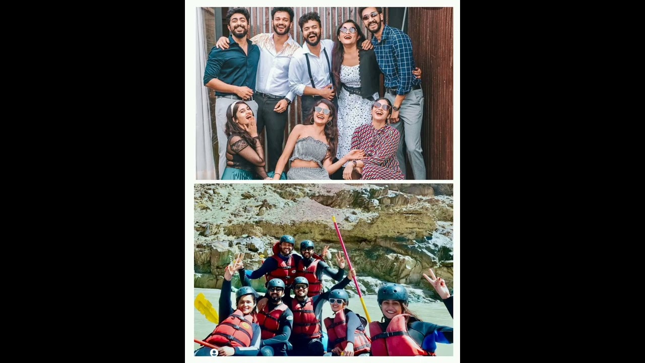 radhamma Kuthuru serial actress with friends 😍🥰