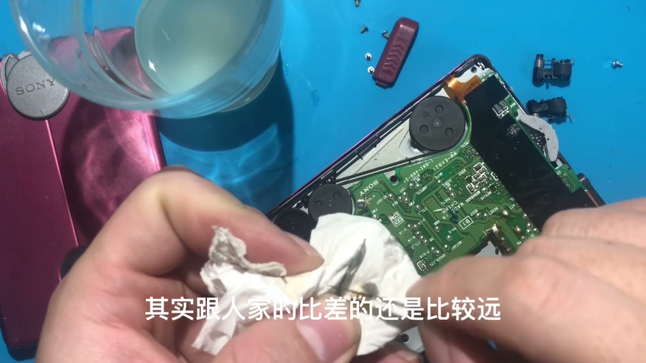 Ex921 repair of  (detailed replacement of belt pulley and preparation )索尼