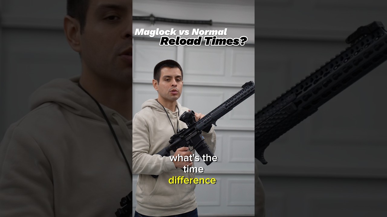 Время перезарядки винтовок Maglock и Featureless California Compliant #pewpew #airsoft #homedefense
