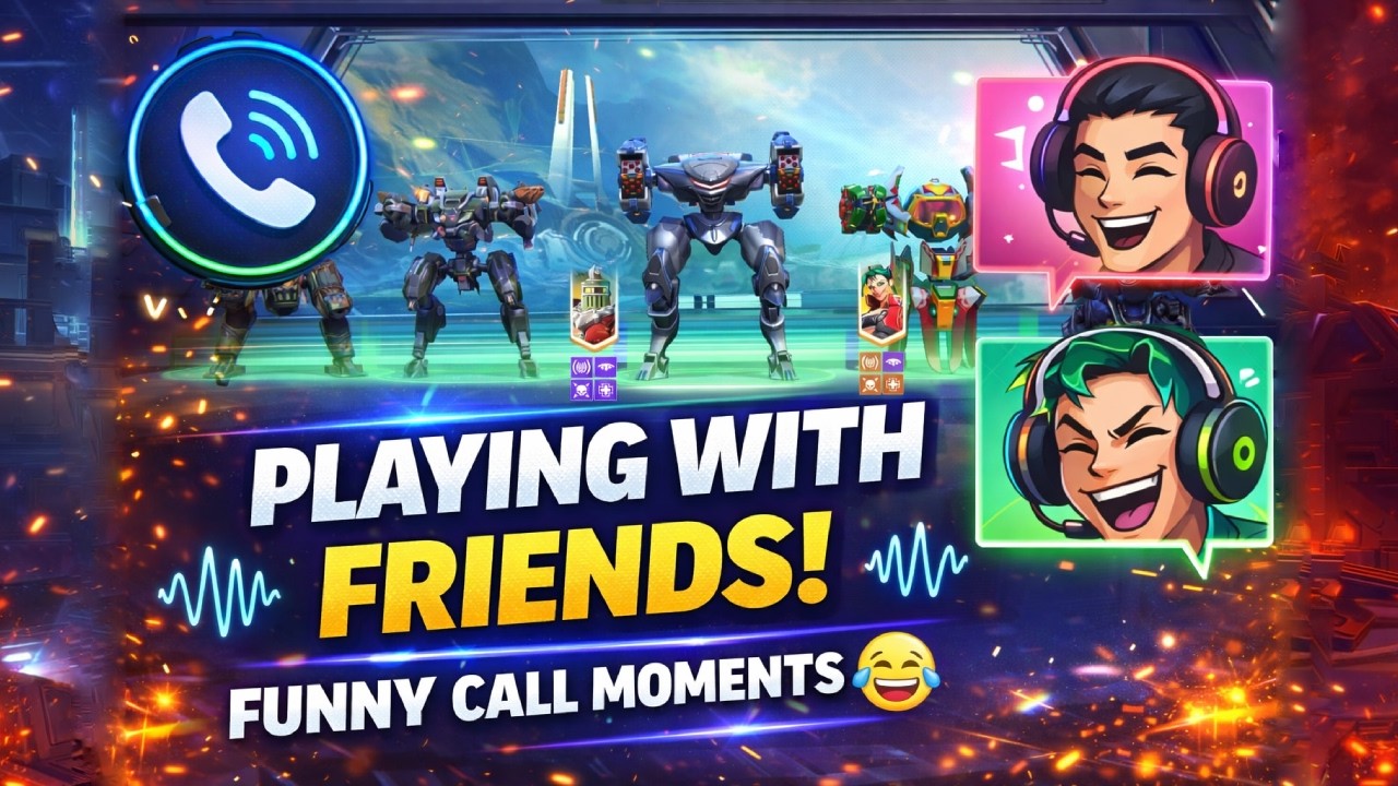 Играем в Mech Arena с другом по звонку 😂 | Самый смешной матч в истории! | Mech Arena