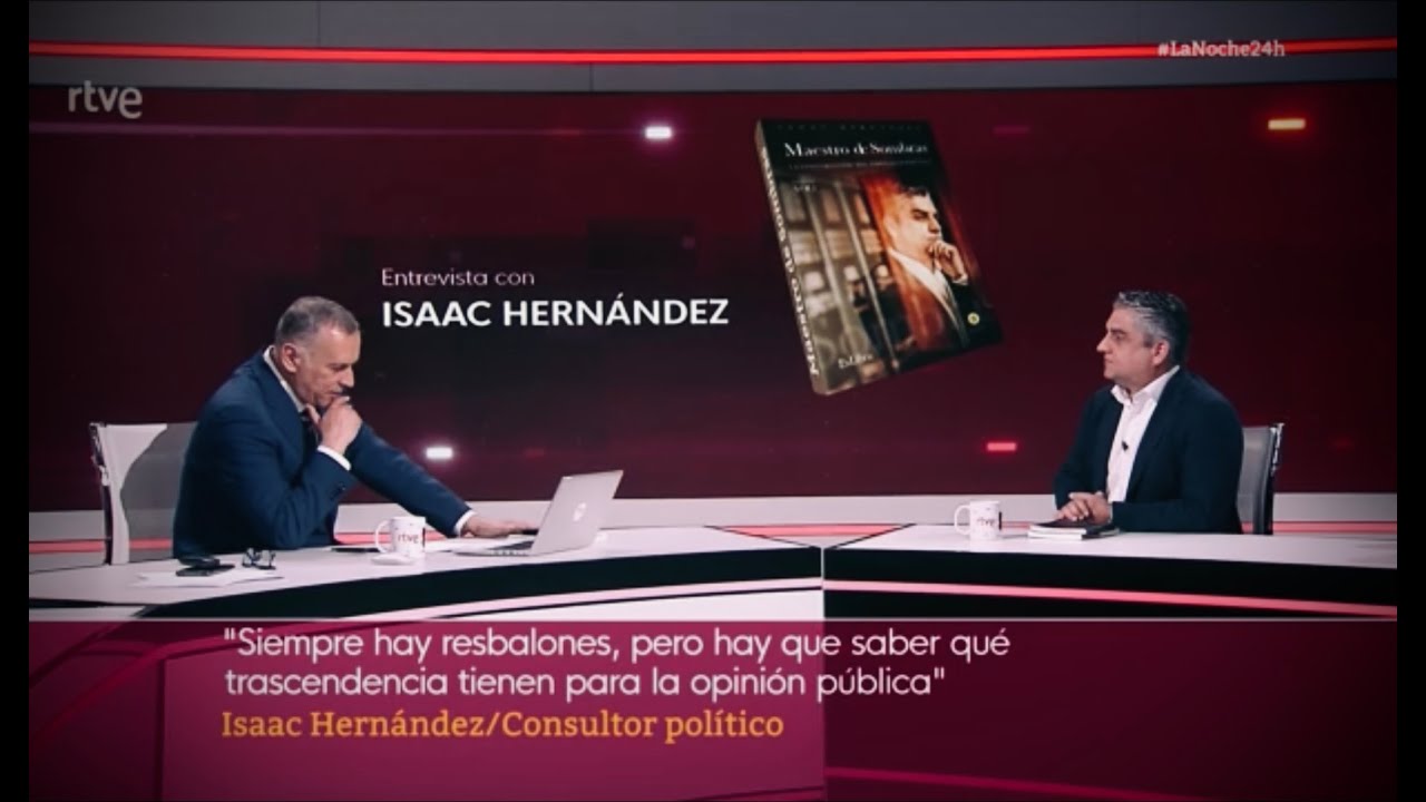 Entrevista de RTVE al consultor político Isaac Hernandez sobre liderazgo político.