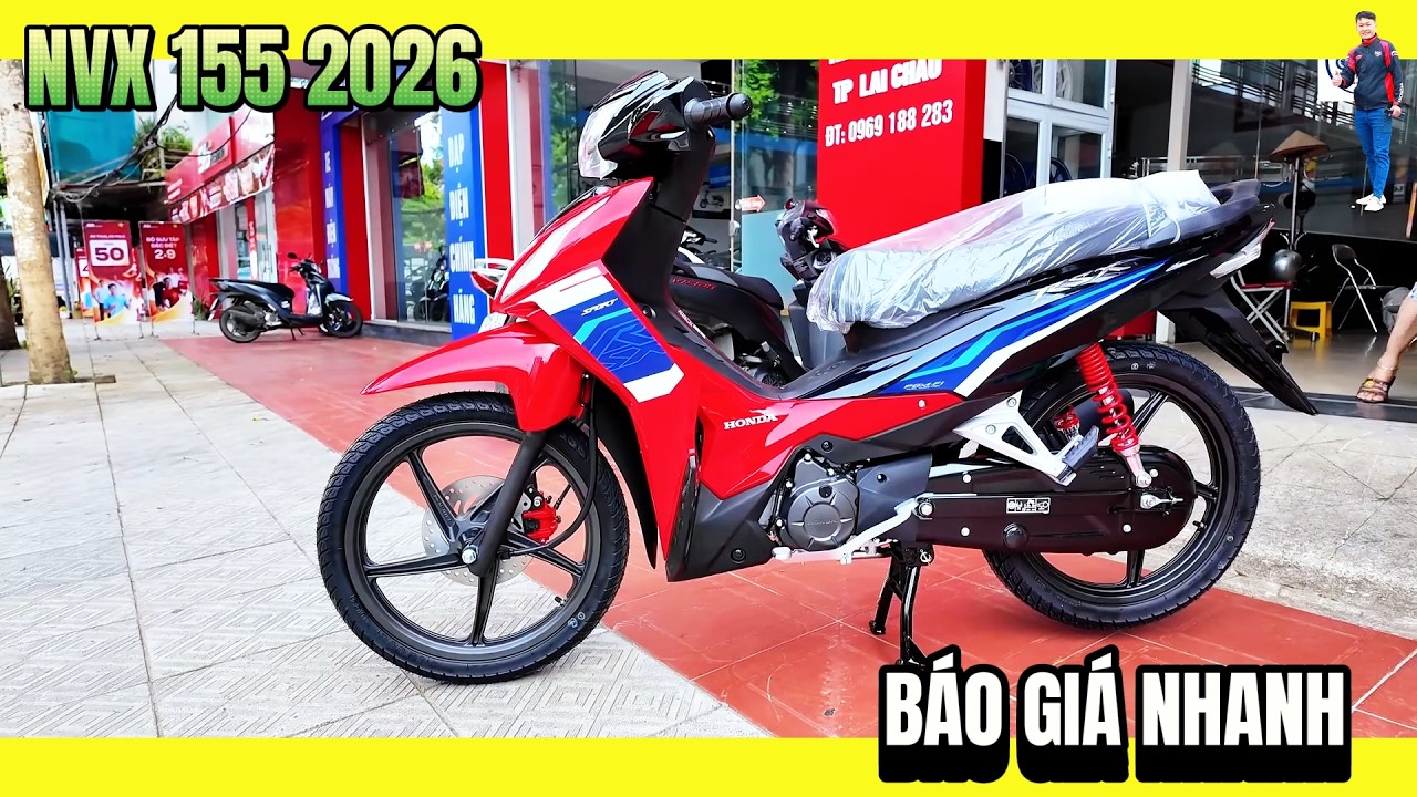 “HẠ NHIỆT” Wave RSX 110 FI 2026  ĐỎ HRC ▶ BÁO GIÁ NHANH WAVE RSX 110 FI 2026 🔴 GIÁ XE MÁY VLOGS