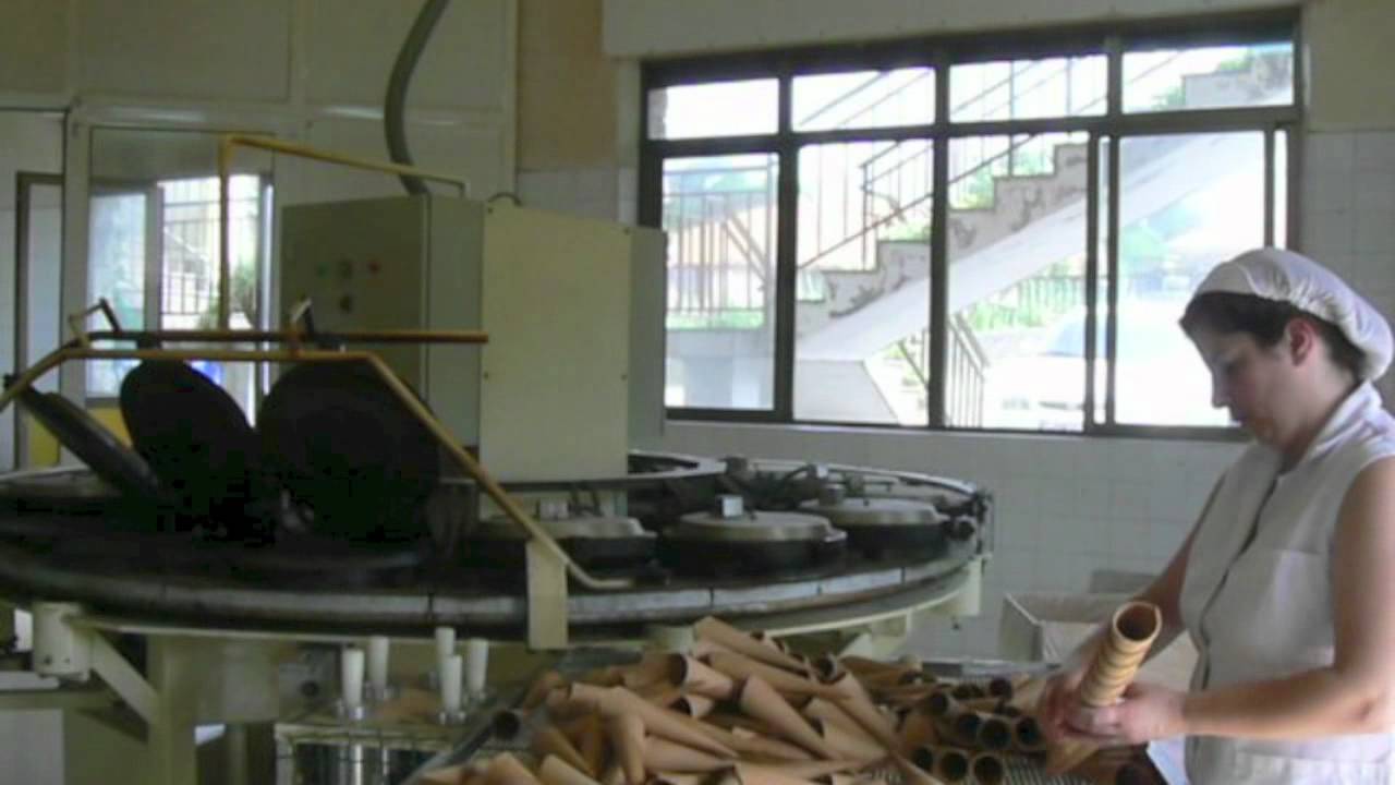 Cantabria es delicatessen Fabricación de cucurucho para helado