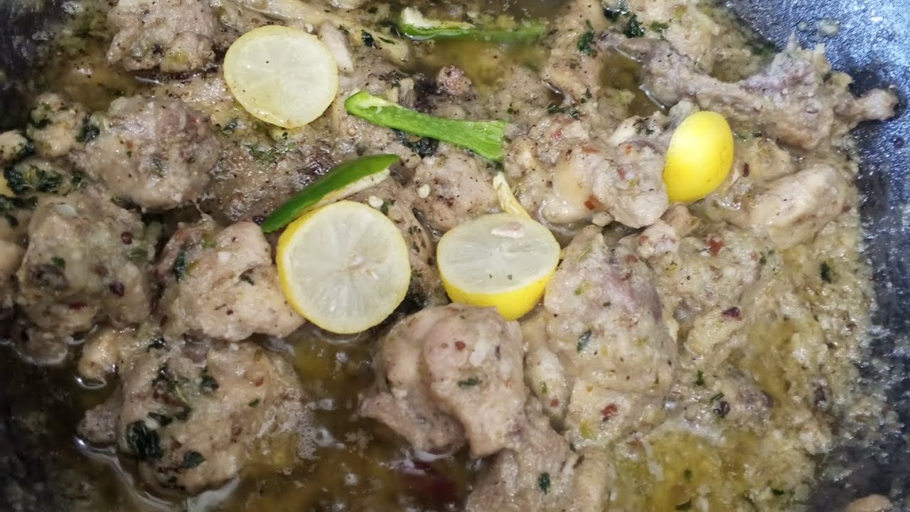 Without Cream,,,,,,,,, ​Creamy Lemon Chicken Karahi | Quick Dinner Idea 💡