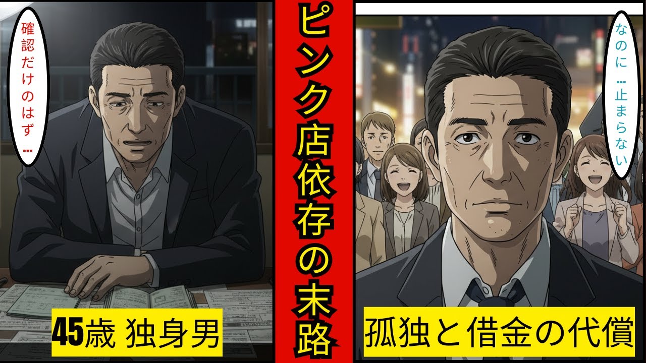 【漫画】45歳独身、ピンク店に溺れた男の行き着く先。孤独と依存の代償とは…【メシのタネ】