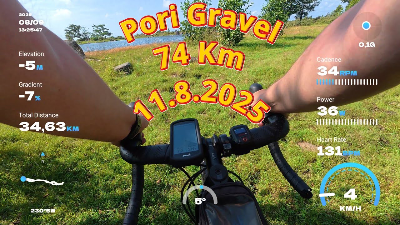 Gravel-py&ouml;r&auml;ily Pori: Preiviiki &ndash; Kuuminainen &ndash; Preiviiki | Upeat sorareitit