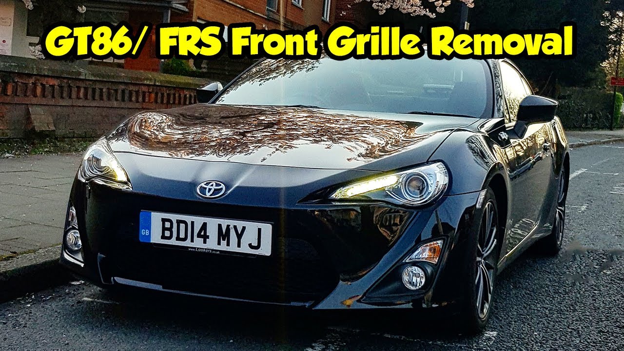 GT86/ FRS Front Grille Removal | Quick Tutorial